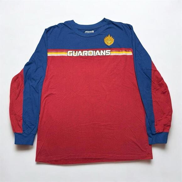 Marvel Guardians of the Galaxy Embroidered Long Sleeve Shirt Men’s 2XL BoxLunch - Picture 1 of 3